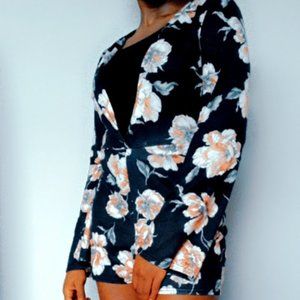 Floral Print Romper Shorts